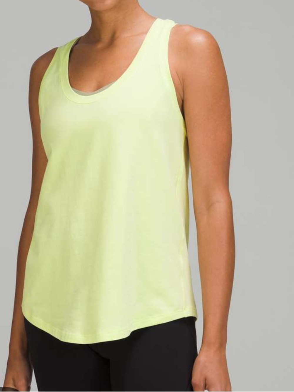lululemon athletica Soft Lemon Scoop Neck Tank
